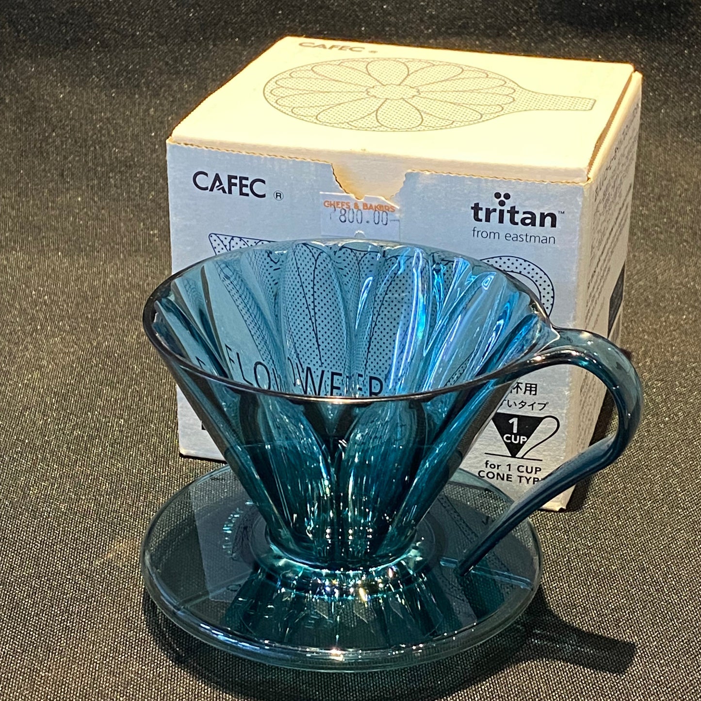CAFEC TFD-1CBG BLUE TRITAN FLOWER DRIPPER