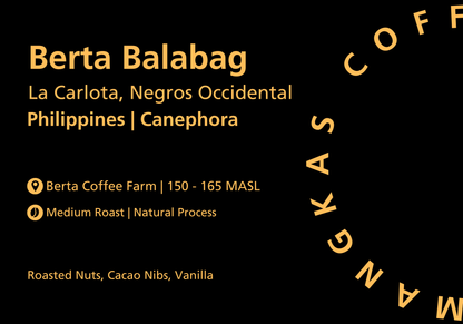 Berta Balabag La Carlota Robusta 100G