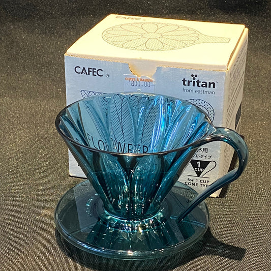 CAFEC TFD-1CBG BLUE TRITAN FLOWER DRIPPER