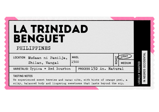 Philippines La Trinidad Benguet Coffee – Light Roast | Mudaan ni Pamilja | Typica + Red Bourbon | Locally Roasted in Negros Occidental 100 Grams