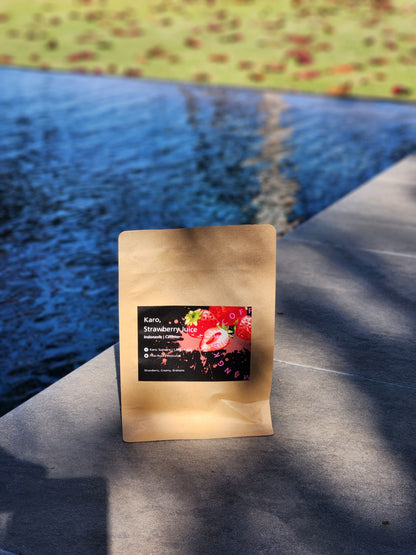 Indonesia Karo Strawberry Juice | Wethulled Coffee from North Sumatra 100 Grams